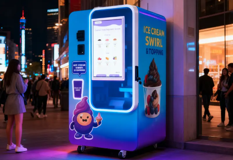 How Automatic Ice Cream Vending Machines Help SMEs Enter the Ice Cream Market with Low Risk