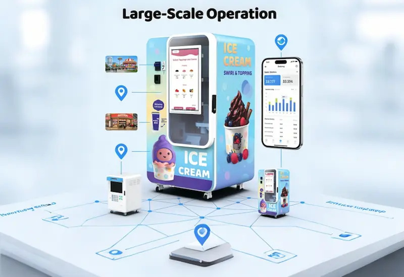 Scaling with Ice Cream Vending Machines: From One Machine to a Profitable Network