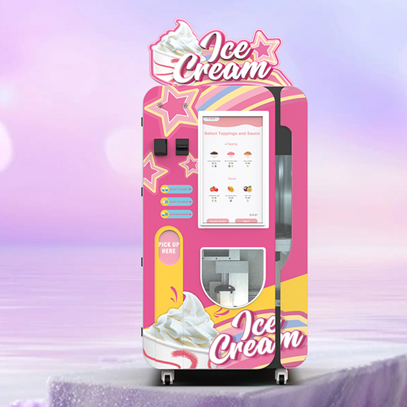 High-Profit Fully Automatic Soft Serve Ice Cream Vending Machine with Remote Master OS