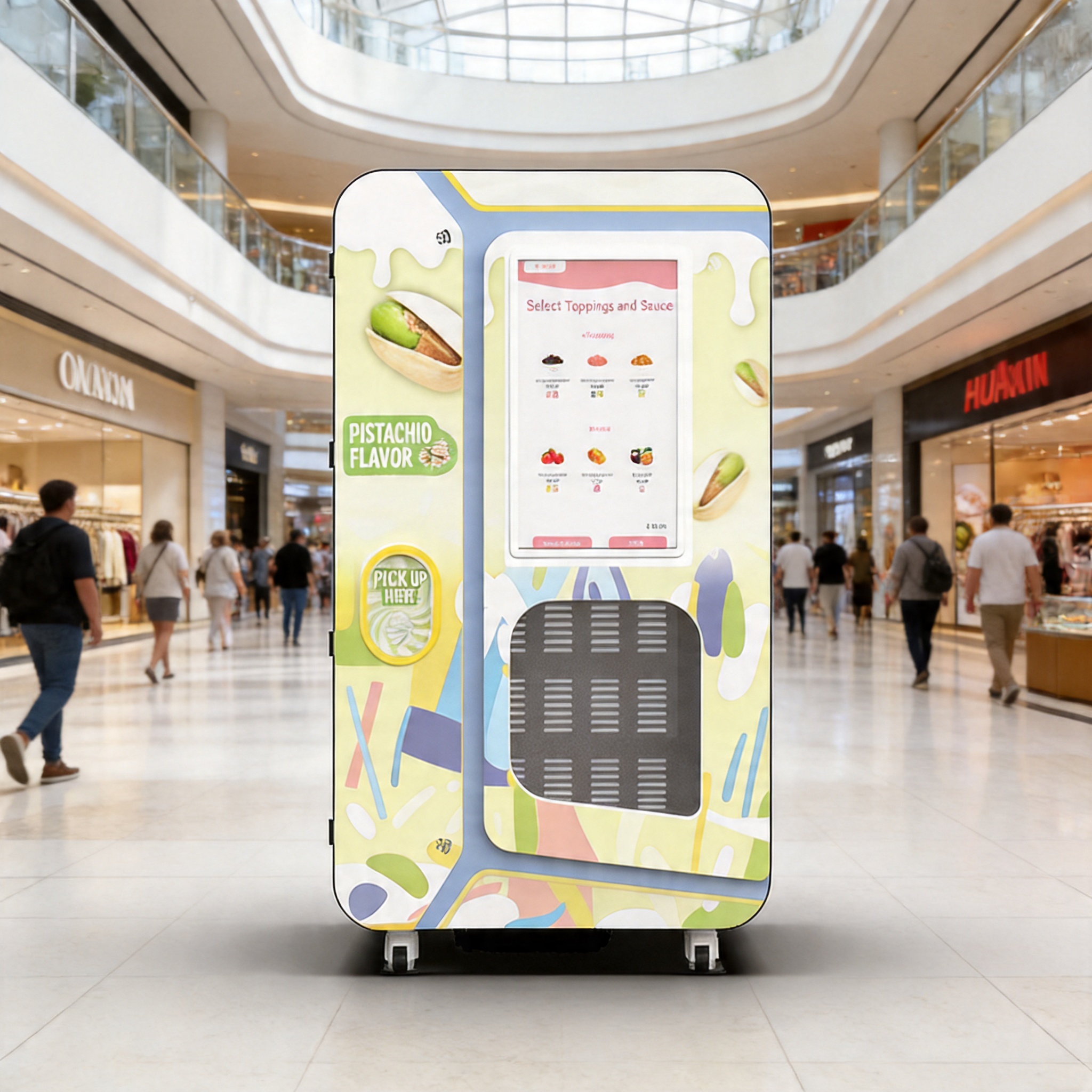 HUAXIN B83 Max: The Future of Fully Automated Robotic Ice Cream Retail