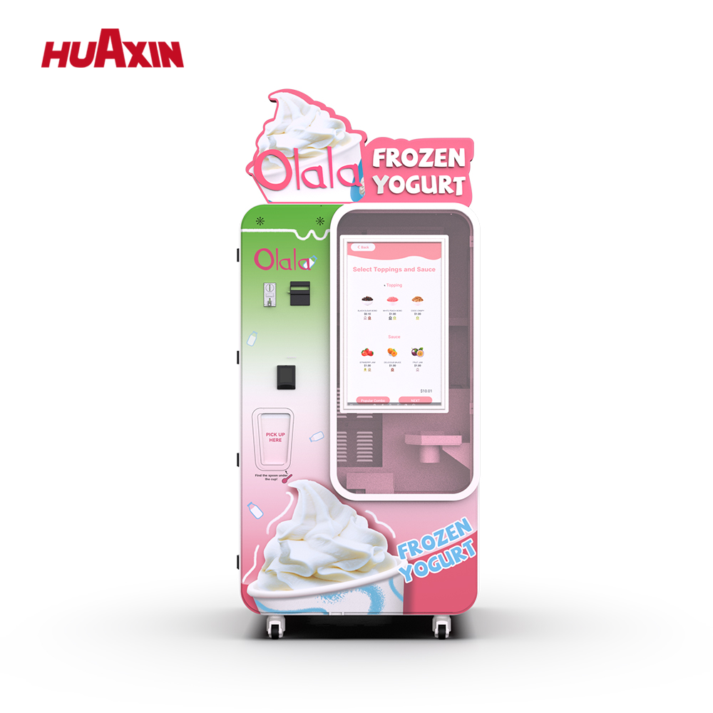 HUAXIN B83 Series Automatic Ice Cream Vending Machine – High-Efficiency Soft Serve Solution