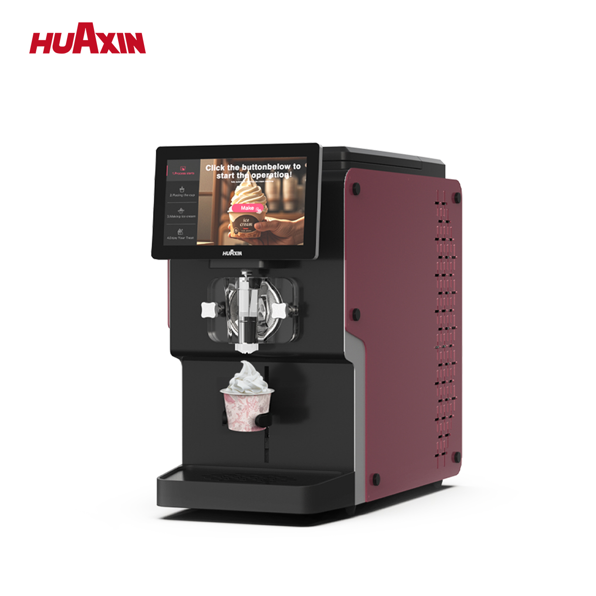 Commercial automatic ice cream vending machines, compact desktop vending models, and smart ice cream machines for operators, dealers, importers, and multi-location dessert businesses