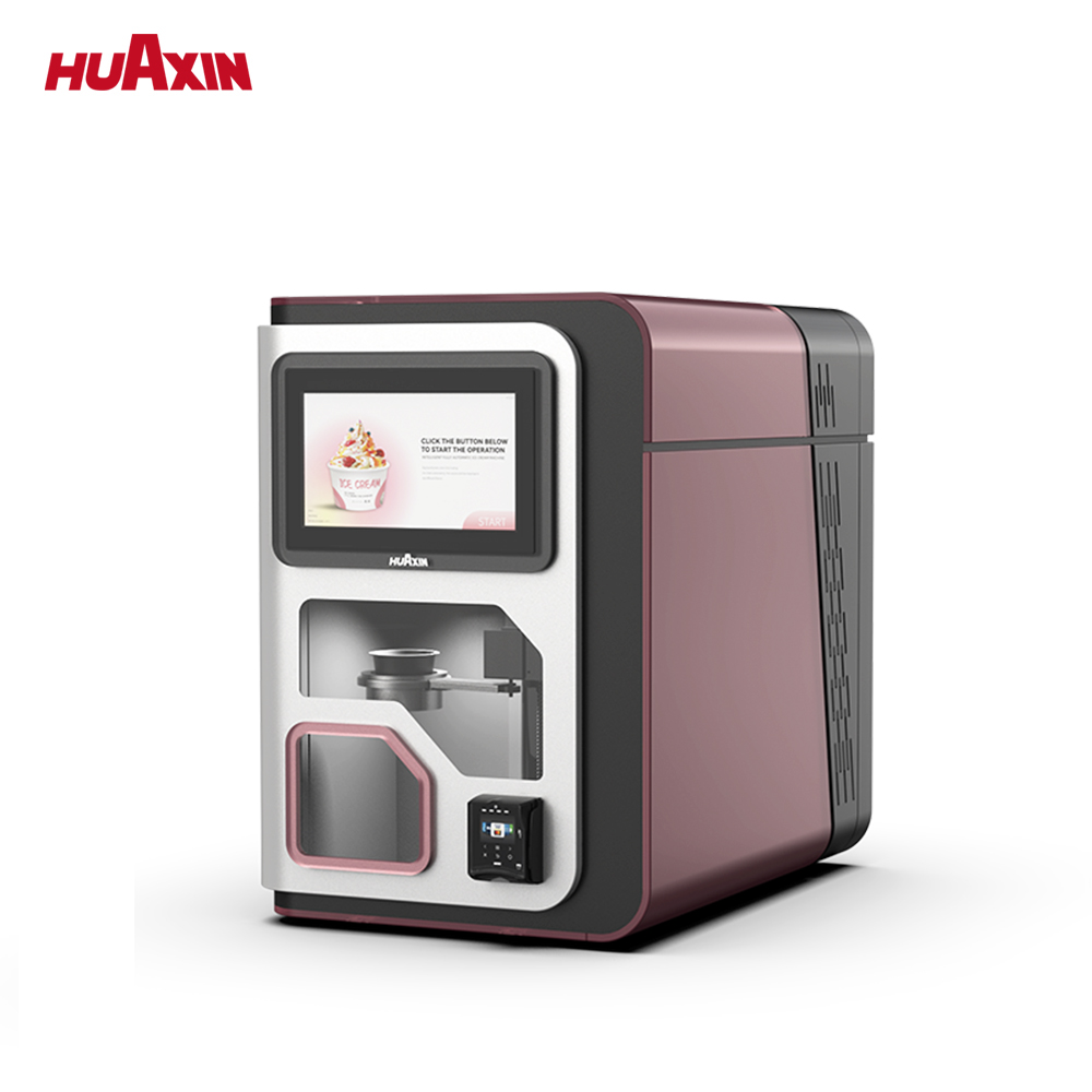 As an experienced ice cream vending machine supplier, Huaxin provides floor-standing vending machines, compact desktop vending models, and fully automatic ice cream machines for global distributors, operators, importers, and commercial projects. Our support covers product selection, payment integration, branding, production, international delivery, remote management, technical training, spare parts, and long-term cooperation for buyers building a stable equipment supply chain.