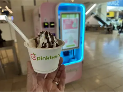 B86 ice cream vending machine installation