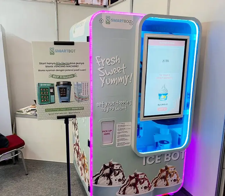 Ice cream vending machine placement scenario