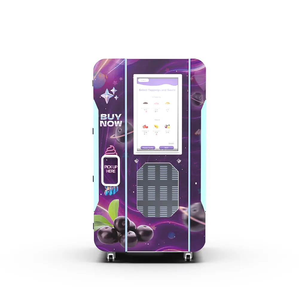 HUAXIN Commercial Intelligent Ice Cream Vending Machine Robot - 15s Fast Serving & High Profit