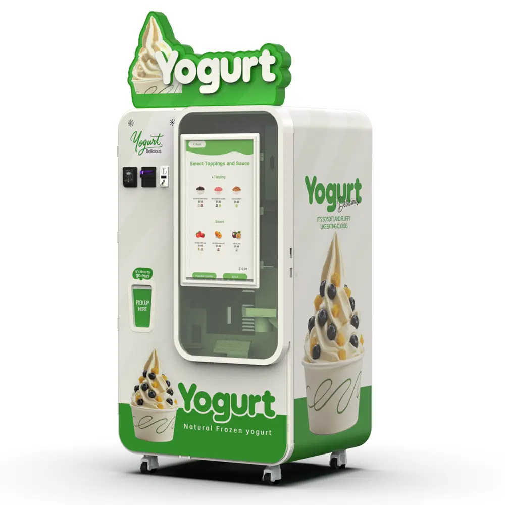 Durable Reliable User Friendly Yogurt Ice Cream Machines | With 32 Inch Big Touch | Smart Technology