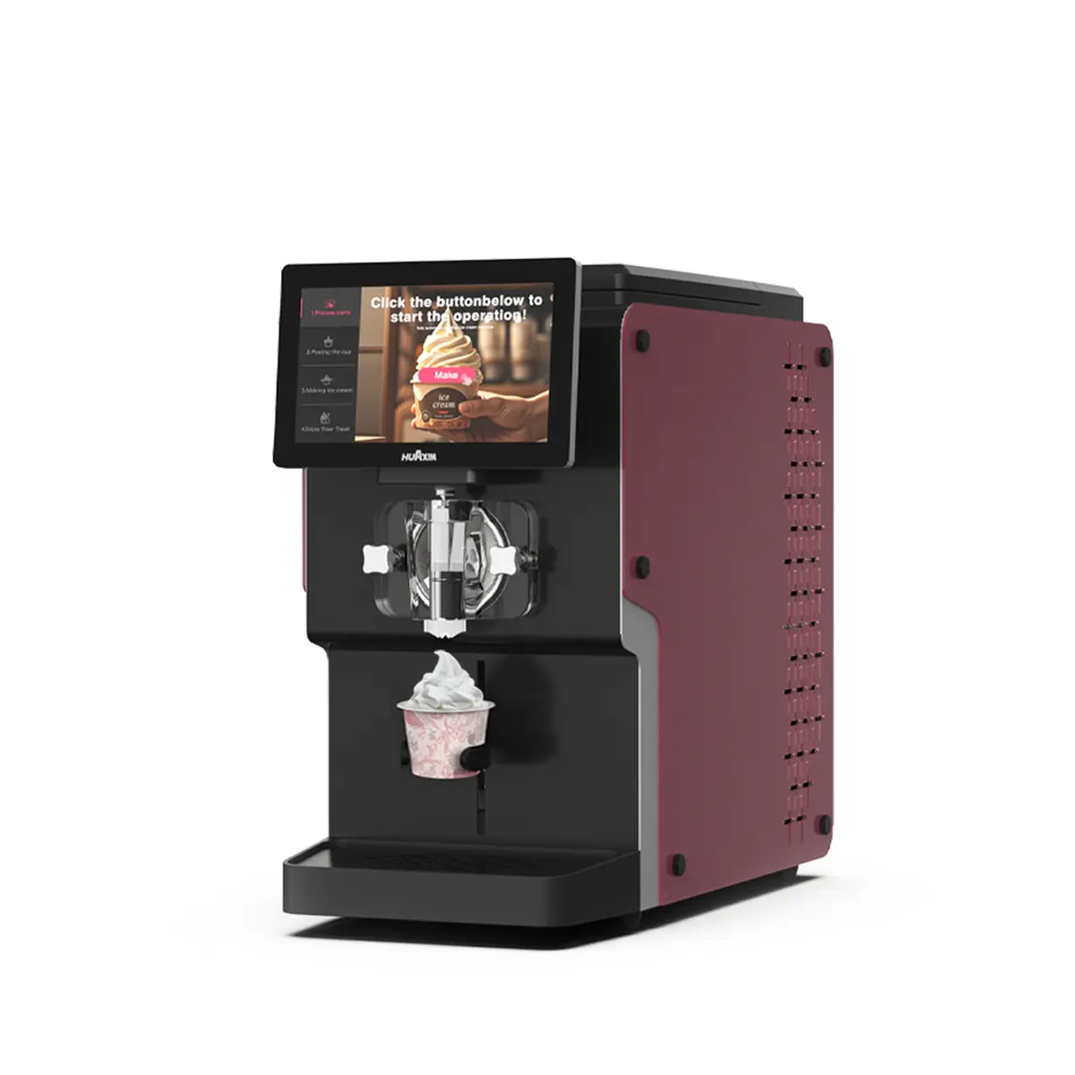 Commercial Ice Cream Vending Machine with Elevator Delivery System | 15-Second Dispensing | Remote Monitoring